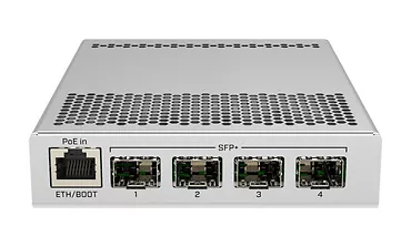 Mikrotik Przełącznik 1xGbE 4xSFP+   CRS305-1G-4S+IN