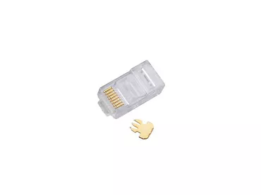 ALANTEC Wtyk przelotowy RJ45 UTP kat.5e (op. 100 szt)