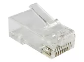 ALANTEC Wtyk przelotowy RJ45 UTP kat.5e (op. 100 szt)