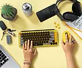 Logitech Klawiatura Pop Keys Black & Yellow 920-010735