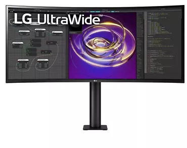 LG Electronics Monitor 34WP88C-B 34 cale QHD UltraWide AMD FreeSync