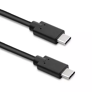 Qoltec Kabel USB 3.1 typ C męski | USB 3.1 typ C męski | 3m | Czarny