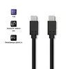 Qoltec Kabel USB 3.1 typ C męski | USB 3.1 typ C męski | 3m | Czarny