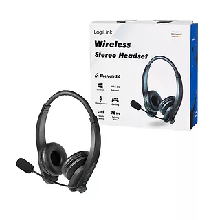 LogiLink Słuchawki stereo Bluetooth z mikrofonem