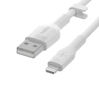 Belkin Kabel BoostCharge USB-A do Ligtning silikonowy 2m, biały