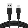 Belkin Kabel BoostCharge USB-A do USB-C silikonowy 3m, czarny