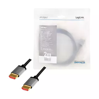 LogiLink Kabel HDMI 2.1 8K/60Hz  Aluminiowy 2m