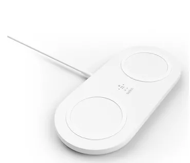 Belkin Ładowarka bezprzewodowa 2 x 15W biała