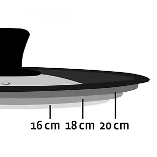 Xavax Uniwersalna pokrywka na garnek 16-20 cm mała