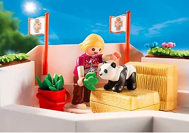 Playmobil Zestaw Family Fun 709 00 Lecznica zwierząt w Zoo