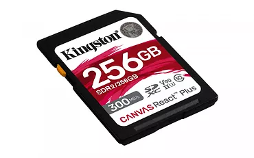 Kingston Karta pamięci SD 256GB Canvas React Plus 300/260 UHS-II U3