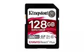 Kingston Karta pamięci SD 128GB Canvas React Plus 300/260 UHS-II U3