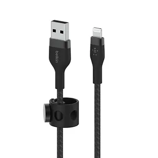 Belkin Kabel BoostCharge USB-A do Lightning silikonowy 3m, czarny