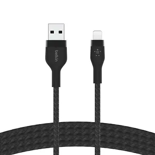 Belkin Kabel BoostCharge USB-A do Lightning silikonowy 3m, czarny