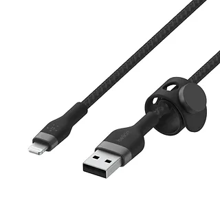 Belkin Kabel BoostCharge USB-A do Lightning silikonowy 3m, czarny