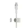 Belkin Kabel BoostCharge USB-C/Lightning Silikonowy w oplocie 3m biały