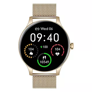 Garett Electronics Smartwatch Classy złoty stalowy
