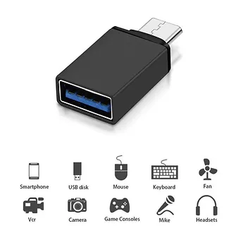 Maclean Adapter przejściówka OTG USB A do USB C MCE470