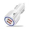Maclean Ładowarka samochodowa QC 3.0 2xUSB MCE478 W Biała