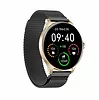 Garett Electronics Smartwatch Classy złoto-czarny stalowy