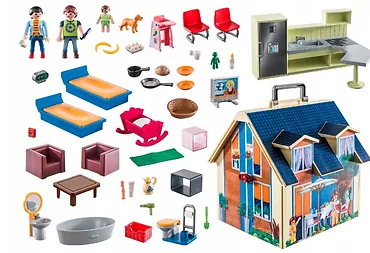 Playmobil Przenośny domek dla lalek Dollhouse 70985