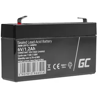 Green Cell Akumulator AGM VRLA 6V 1.2Ah