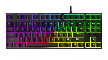 Krux Klawiatura gamingowa - Atax PRO RGB Gateron Brązowa