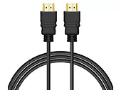 Kabel HDMI 1,5m SAVIO CL-01  czarny, złote końcówki, v1.4 high speed, ethernet/3D