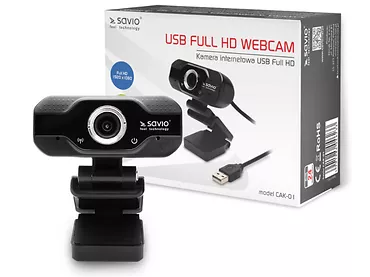 Kamera internetowa SAVIO CAK-01 USB 1920x1080 (FullHD) redukcja szumów