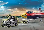 Playmobil Zestaw figurek Stunt Show 70832 Lotniczy pokaz kaskaderski: Odrzutowiec "Orzeł"