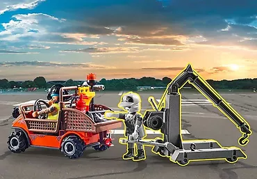 Playmobil Zestaw figurek Stunt Show 70835 Lotniczy pokaz kaskaderski: Mobilny serwis