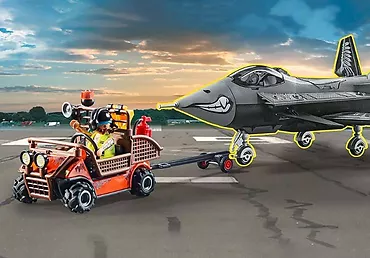 Playmobil Zestaw figurek Stunt Show 70835 Lotniczy pokaz kaskaderski: Mobilny serwis