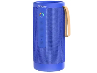 Głośnik Bluetooth STEREO SAVIO BS-031, 2x5W niebieski, AUX, SD, TWS