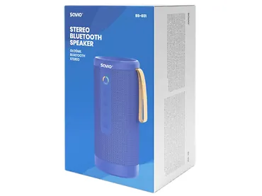 Głośnik Bluetooth STEREO SAVIO BS-031, 2x5W niebieski, AUX, SD, TWS