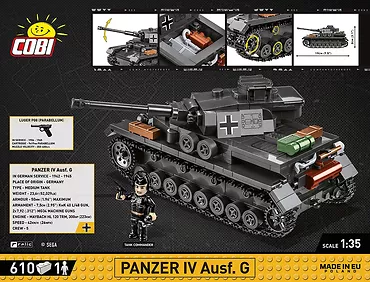 Cobi Klocki Klocki Company of Heroes 3 Panzer IV Ausf. G