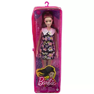 Mattel Barbie Fashionistas Lalka Sukienka w kwiatki/Aparat słuchowy