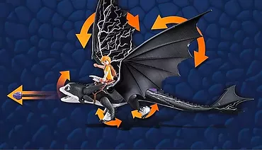 Playmobil Zestaw z figurkami Dragons 71081 Thunder & Tom