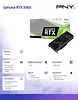 PNY Karta graficzna GeForce RTX 3060 8GB Verto Dual Fan Edition VCG30608DFBPB1