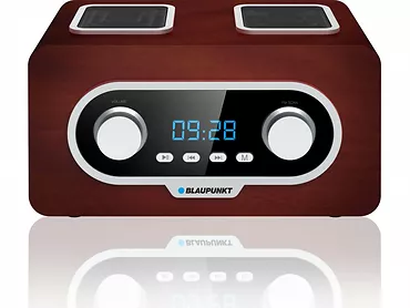 Blaupunkt Radio przenośne FM PLL  SD/USB/AUX z akumulatorem i zegarkiem