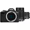 Canon Aparat bezlusterkowy EOS R50 BK+ RF-S 18-45+ RF-S 55-210 5811C023