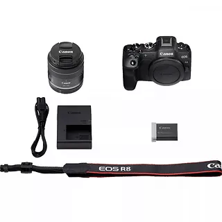 Canon Aparat bezlusterkowy EOS R8+RF 24-50MM F4.5- 6.3 IS STM 5803C013