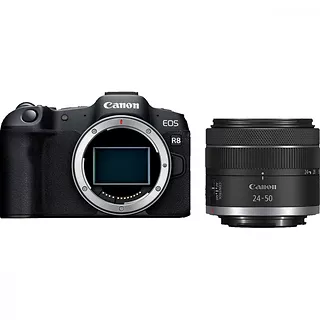 Canon Aparat bezlusterkowy EOS R8+RF 24-50MM F4.5- 6.3 IS STM 5803C013