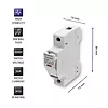 Qoltec Podstawa bezpiecznikowa z diodą + bezpiecznik DC | 1P | 1000V |  30A | 10x38 | solar
