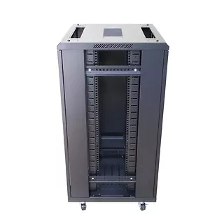 Extralink Szafa rack 27U 600x600 czarna stojąca