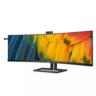 Philips Monitor 45 cali 45B1U6900CH VA Curved HDMIx2 DP USB-C HDR HAS Kamera