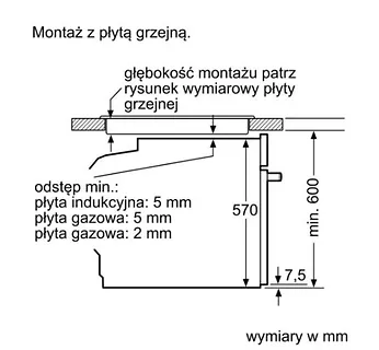 Bosch Piekarnik z funkcją pary HRA3140S0
