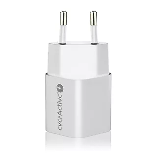 everActive Ładowarka USB/USB-C QC3.0 30W technologia GaN Biała