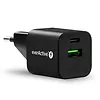 everActive Ładowarka USB/USB-C QC3.0 30W technologia GaN Czarna