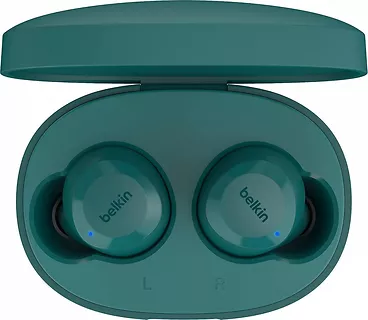 Belkin Słuchawki bezprzewodowe Soundform Bolt TWS morskie