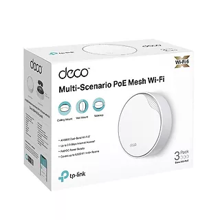 TP-LINK System WiFi Deco X50-PoE (3-pack) AX3000